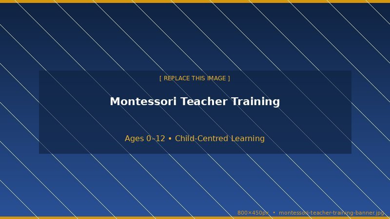 Montessori Teacher Training PG Diploma