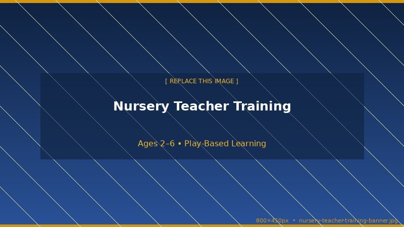 Nursery Teacher Training PG Diploma