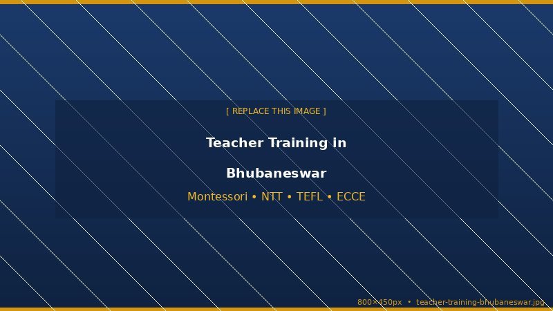 Teacher Training in Bhubaneswar
