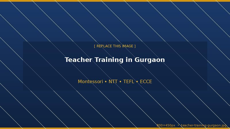 Teacher Training in Gurgaon