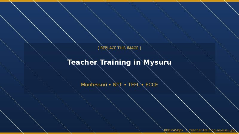 Teacher Training in Mysuru