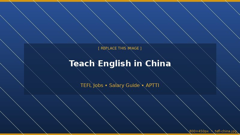 Teach English in China