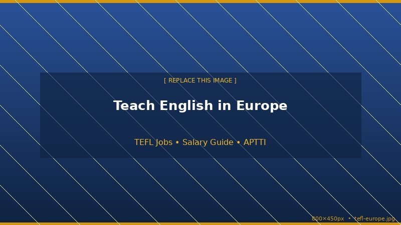 Teach English in Europe
