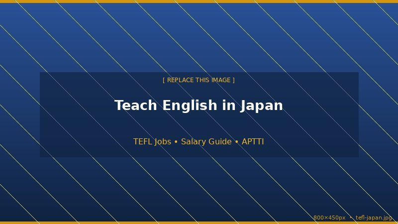 Teach English in Japan